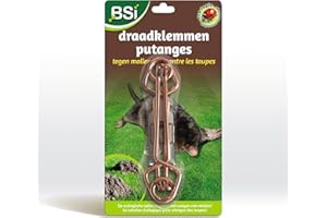 BSI - Lot de 2 Pièges à Taupes Putange de Haute Qualité - Efficace et Facile à Installer - Réutilisable, Cuivré