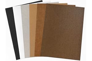 Brandalo® veganes Leder - waschbares Papier - 6 Bögen A3 30x42cm bei 0,55mm Dicke - Waschpapier - Lederpapier - handmade label gestalten - DIY zum nähen, basteln, plotten, bedrucken uvm.