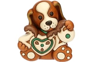 THUN - Cane Todo Buon Anno 2026 in ceramica - 7,2x6,3x7,5 cm