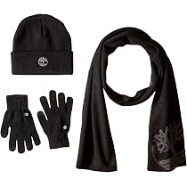 Double Layer Scarf, Cuffed Beanie 