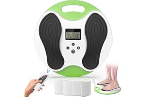 ARTMORY Nouveau 4-en-1 Stimulateur Circulatoire Rechargeable, Appareil Circulation Sanguine Jambes, Massage Pieds Stimulateur Circulatoire, Soulage la Douleur et la Fatigue des Pieds, Cadeau