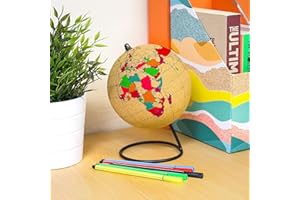 GR GIFT REPUBLIC Gift Republic Farbe in Kork, Globus, Braun