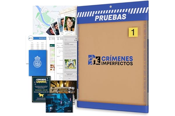 Crímenes Imperfectos, Caso 1: El Crimen de Los Álamos. Juegos de Mesa Adulto, Caso Policial para Resolver Misterio en Casa, Escape Room Juego de Mesa Resuelve el Crimen como Detective.