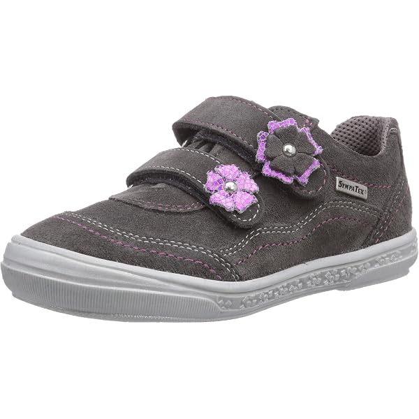 Richter Kinderschuhe Baby Mädchen Sneaker – Lauflerner Aus Velours, Pink, Mit Schnürung, Für Erste Gehversuche