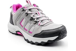 ODCKOI Wanderschuhe Damen Wasserdicht Leicht Trekkingschuhe Damen Outdoor rutschfeste Abriebfest Knöchel Bergschuhe, Camping, Hiking, Mountainbike, Trailrunning, Lauf Sneaker