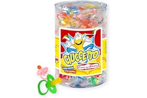 CASA DEL DOLCE Ciucci Dolci Barattoli, Box da 70 Pezzi, Incartati Singolarmente, Made in Italy, Senza Glutine, Idee Regalo per Compleanni e Feste