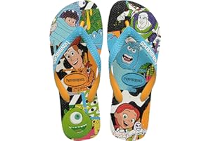 Havaianas - Disney Stylish, Comfortable, Lightweight, and Durable Flip-Flops, Disney and Pixar Designs, Wide Straps, Adults Unisex