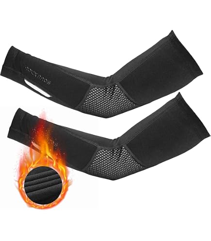 ROCKBROS – manchons de bras de cyclisme pour hommes et femmes, respirants, garde au chaud, élasticité, coupe-vent, polaire, chauffe-bras pour les Sports d'hiver