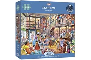 Story Time 1000 Piece Jigsaw Puzzle | Sustainable Puzzle for Adults | Premium 100% Recycled Board | Great Gift for Adults | Gibsons Games