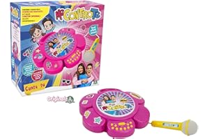 Giochi Preziosi Canta Tu Me Contro Te - Macchina Karaoke Portatile 2022 con Canzoni Originali e Adesivi Personalizzabili per Bambini