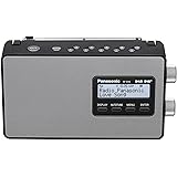 Panasonic RF-D10EG-K Radio Vintage, Ampio Schermo LCD Retroilluminato, FM, DAB/DAB+, RDS, Nero