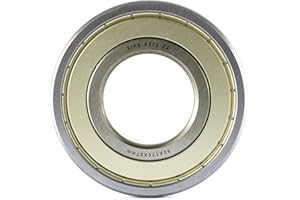 XiKe 1 unid. 6310ZZ Rodamiento de bolas 50x110x27mm Doble junta metálic｜Acero cromado｜Pre-lubricado, 6310-2Z Rodamientos rígidos de bolas con Doble junta metálica.