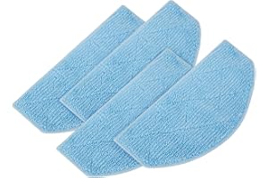 COOKIBLEND Lot de 4 ou 10 chiffons lavables de rechange pour aspirateur robot pour Honiture G20 pour aspirateur robot Tikom G8000 Pro