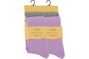 Cotton Prime 2er oder 4er Set Kinder Strumpfhosen, Baumwolle, Mädchen und Jungen Strumpfhose (Öko-Tex Standard 100 Zertifiziert)