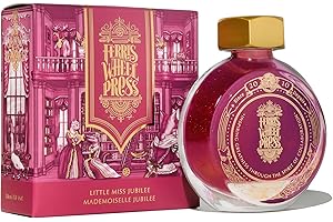 Ferris Wheel Press Fountain Pen Ink, Everyday Ink Collection, Sparkling Golden Magenta, 38ml