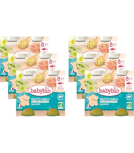 Petits Pots Bébé Babybio Légumes Butternut Riz - Dès 12 Mois - Bio - Lot De 6 X 200g - Sans Sel Ajouté