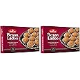 Haldiram's Besan Ladoo 400 G X 2 Box - 800 Gm | Authentic Laddu Taste | Made With Premium Ingredients | Handcrafted Indian Traditional Sweets | Indian Mithai | Fresh Products
