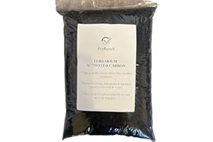 PROREZULT Terrarium Activated Carbon Charcoal Granuules Natural Organic LARGE 400ml PACK SUPPLIED Horticultural Terrarium House Plant Bottle Garden Natural Soil Enhancer Bonsai Cactus