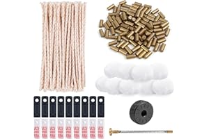 DIANFEN Universal Lighter Replacement Repair Kit - Lighter Replacement Repair Parts Kit Includes Flint Spring, washers, Flint, Cotton cores, Gasoline Lighter Accessory Set for Zippos and Similar Lighters