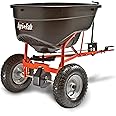 Agri-Fab AG45-0463 130lb Towed Broadcast Smart Spreader - Black/Orange