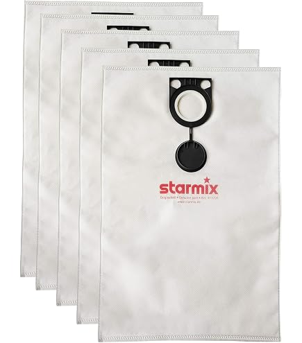 Lot De 10 Sacs à Filtre Pour Aspirateur Starmix NSG UClean ARDL-1432 EHP - Marque Kallefornia - Neuf