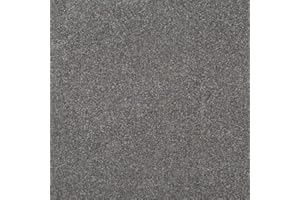 247Floors Saxony Carpet 17mm Thick Flecked Stain Resistant Actionback (Mid Grey, 3.5m x 4m)