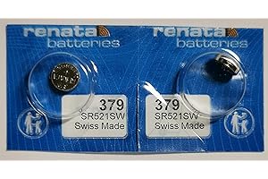Renata Batterie 379 SR521SW, 2 Stück