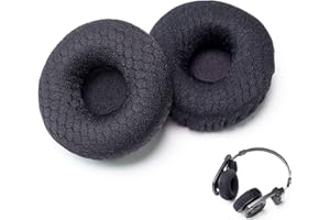 Voarmaks Wysokiej jakości piankowe nauszniki poduszki kompatybilne ze słuchawkami Koss Porta Pro PP KSC35 KSC75 KSC55 (wszystkie czarne)