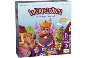 HABA Würfelkönig – Kniffliges Würfel- und Kartenspiel für 2-5 Spieler – Spannendes Gesellschaftsspiel für die ganze Familie – Ab 8 Jahren – Ideal als kleines Geschenk – 1303485001