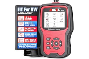 ‎ANCEL ANCEL VD700Pro OBD2 Diagnosegerät Auto für VAG Fahrzeuge Alles System KFZ Diagnosegerät mit 8 Sonderfunktionen Öl TPMS EPB TPS Injektor SAS DPF Reset Batterier Registrierung Fehlercode Auslesegerät