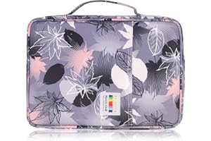 AYVANBER Étui à Crayons de Couleur 220 Emplacement étanche Artiste Peinture Pratique pour marqueur Stylo Aquarelle(Feuille d'érable)