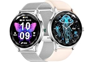BOCLOUD Smartwatch Damen Herren, Smart Watch für iPhone Android Handy IP68 wasserdichte mit Blutsauerstoff/Herzfrequenz/Schlafüberwachung, Fitness Tracker mit Mehrere Sportmodi