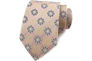 marysgift Men's Ties Wedding Paisley Necktie Formal Business Floral Jacquard Tie Set 57.48"x3.15"