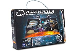 abeec NASA Giant 3D Floor Puzzle - Solar System For Kids - Floor Puzzles For 4 Year Old - Jigsaw Puzzles For Kids