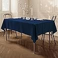 Home Direct Large Rectangular Fabric Tablecloth 140x200cm 55"x78" Navy