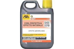 FILA Surface Care Solutions, Matt, Cera Protettiva Effetto Naturale per Cotto, Klinker, Pietra E Agglomerati Non Lucidi, Tufo e Resina