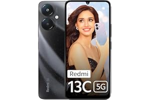 Redmi 13C 5G (Starlight Black, 4GB RAM, 128GB Storage) | MediaTek Dimensity 6100+ 5G | 90Hz Display