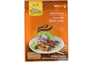 ASIAN HOME GOURMET AHG Indonesische Saté Marinade 50g, 12er Pack (12 x 50 g)