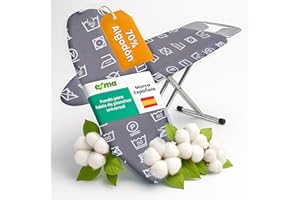 EXMA Funda Tabla de Planchar Plegable - Funda Tabla Planchar Ajustable Funda Plancha Universal Ajustable - Funda Mesa Plancha Funda de Planchar Ajustable - Funda Tabla de Planchar 140x50 - washing gris