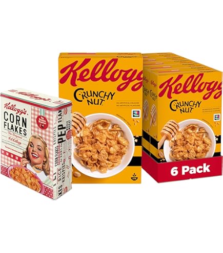 Kellogg's Crunchy Nut Chocolate Clusters Breakfast Cereal 450g