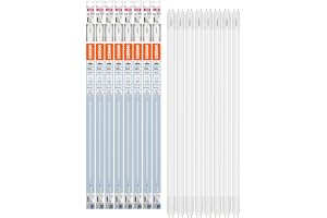 OSRAM LED TUBE T8 18 UN 600 mm, linjärt LED rör, 8W, 900lm, 4000K, kallvitt ljus, LED -ersättning för T8 lysrör med G13 -bas, lång livslängd, låg energiförbrukning