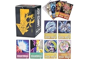 Newtic 100 Piece Yugioh Cards, Yugioh Trading Cards, Yugioh Structure Deck with Duelling Monsters Chapter, Yugioh Card Bags for Fans, Yugioh Deck for Kids and Adults