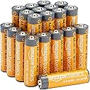Amazon Basics AA 1.5 Volt Performance Alkaline Batteries, 20-Pack (Appearance may vary)