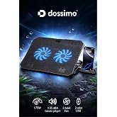 Dossimo Nitro 2 Fanlı Işıklı Telefon Tutuculu USB &Ccedil;oklayıcı Notebook Soğutucu Standı S22