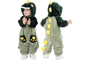 Doladola Babyspielanzug Tier overall Spielanzug Schlafanzug Flanell Frühling Strampler Pyjama Bekleidung Karikatur Tier Jumpsuit für Baby mädchen und Junge