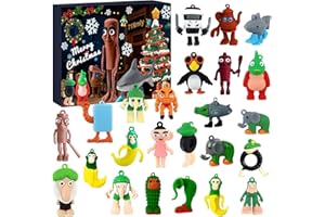 71NMLY 24Pcs Italian Brainrot Advent Calendar 2025,Tung Tung Tung Sahur Figures&Tralala Figure Toys Italian Brainrot Toys Action Figures Set Christmas Surprise Gift for Kids & Adults Fans Colleagues Friends