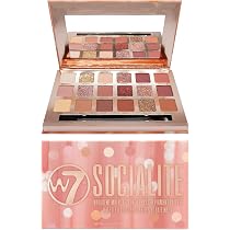 W7 Wild Eyes Lidschatten-Palette – 12 Farben In Matt, Shimmer & Glitter (Lila, Nude, Pink, Gold, Vegan & Tierversuchsfrei)