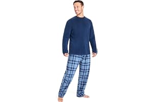 CityComfort Pigiama Uomo Set, 2 Pz Set Pile Abbigliamento da Casa - Regalo Uomo