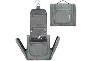 Narwey potrzebują podróży dla mężczyzn i kobiet zestaw podróży Dopp torba do golenia na akcesoria toaletowe, Szary