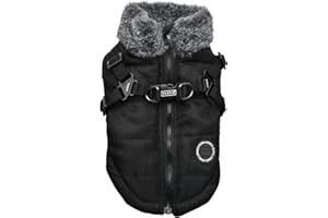 Puppia Płaszcz dla małych i średnich psów - DONAVAN - przytulne ciepło i komfort - kurtka dla psa